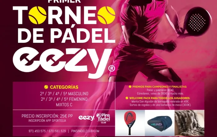 Torneo Pádel EEZY Cartel