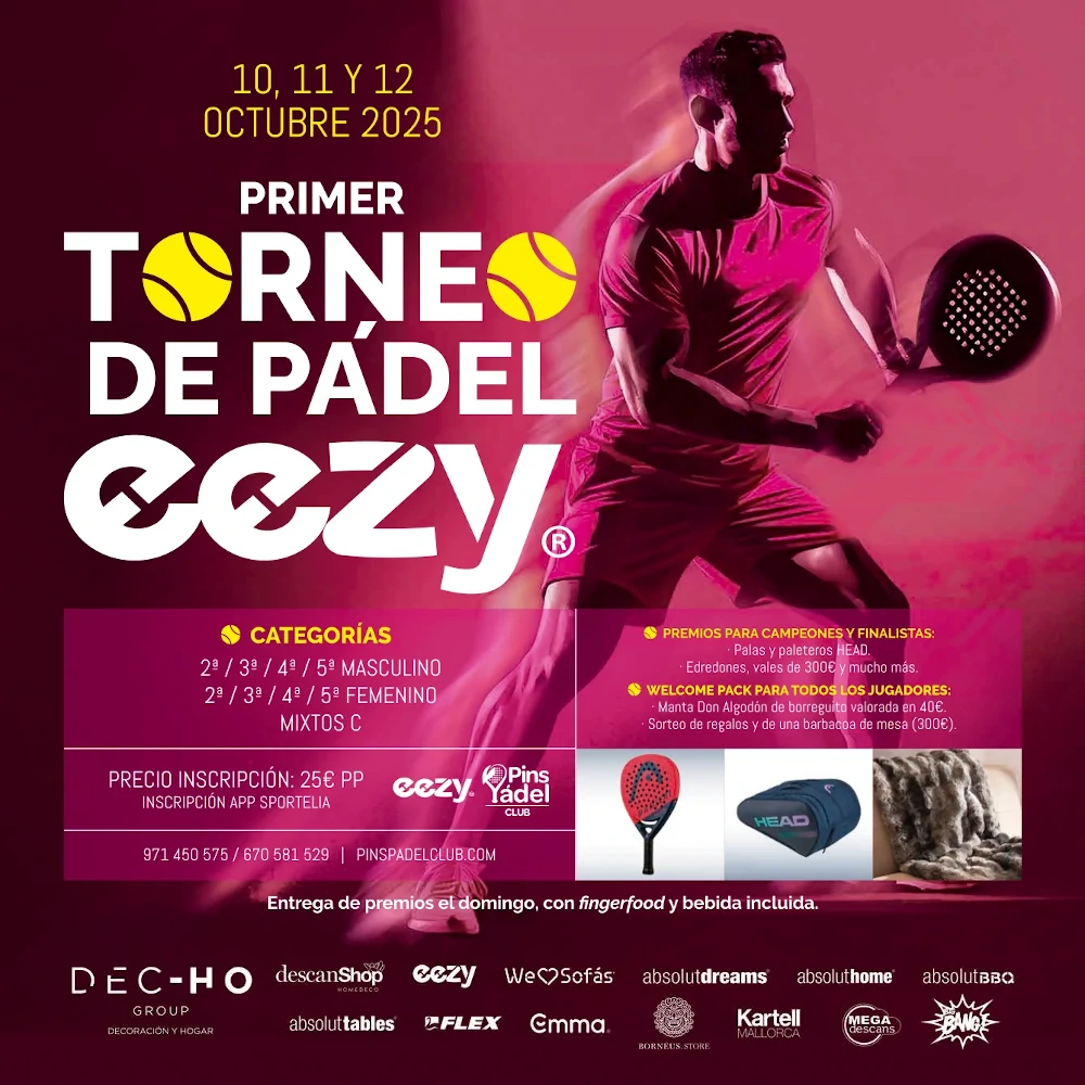 Torneo Pádel EEZY Cartel